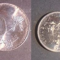 Münze Ecuador: 50 Sucres 1988 - VZ