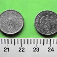 seltenere Münze, 5 Pfennig alliierte Nachkriegsprägung von1947,