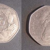 Münze Großbritanien: 50 Pence 1973 - 50 Jahre EEC