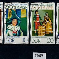 3459 - DDR Briefmarken Michel Nr 1975,1976,1978,1980 gest Jahrg 1974