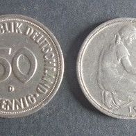 Münze Bundesrepublik Deutschland ( BRD ): 50 Pfennig 1950 - D