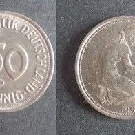 Münze Bundesrepublik Deutschland ( BRD ): 50 Pfennig 1990 - D