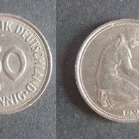 Münze Bundesrepublik Deutschland ( BRD ): 50 Pfennig 1991 - F