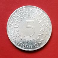 5 DMark Silberadler - Heiermann 1973 G Münze in 625er Silber