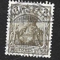 Deutsches Reich Freimarke " Germania " Michelnr. 84 o