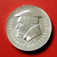 20 DDR Mark Silber Münze Thomas Müntzer von 1989