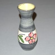 Vase mit Blumen-Muster, 15 cm, original 60er Jahre - Vintage