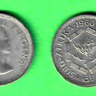 Südafrika - 6 Pence 1960 (Silber)