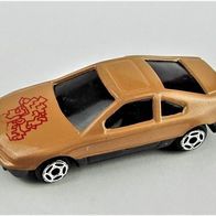 kleines Spielzeug Auto Modellauto Mini Metall - Kunststoff braun mit Motiv