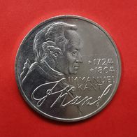 5 DMark 250. Geburtstag Immanuel Kant 1974, Prägestätte D in 625er Silber