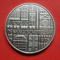 5 DMark Europäisches Denkmalschutzjahr 1975, Prägestätte F in 625er Silber