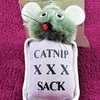 NEU: Karlie Katzen Spielzeug Canvas Maus Cat Toy 46308 Catnip Spielmaus Sack