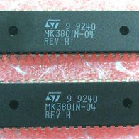 2 Stück - IC MK380IN-04 REV H 9 9240 - 40 pins- NOS - ST Microelectronics SGS-Thomson