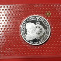10 DMark PP Münze 150. Jahrestag Pour le Mérite von 1992 D, 625er Silber