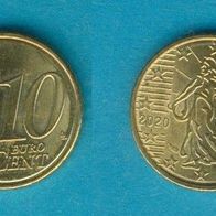 Frankreich 10 Cent 2020