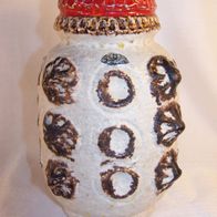 Überlacker Keramik Vase - Modell-Nr. - 1387/18, 60er Jahre * **