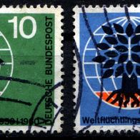 Deutschland Michel-Nr. 326-327 Bogenrand gestempelt