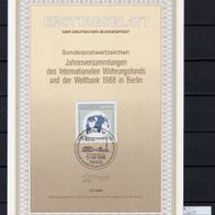 Berlin 1988 Jahresversammlung des IWF MiNr. 817 ETB 12/1988 ESST