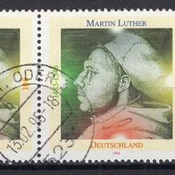 BRD / Bund 1996 450. Todestag von Martin Luther Paar MiNr. 1841 Vollstempel
