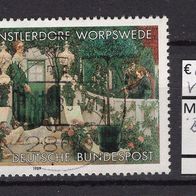 BRD / Bund 1989 100 Jahre Künstlerdorf Worpswede MiNr. 1430 Vollstempel -2-
