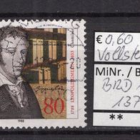 BRD / Bund 1988 200. Geburtstag von Leopold Gmelin MiNr. 1377 Vollstempel