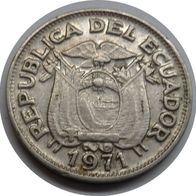 Ecuador 20 Centavos 1971 ## D6-6E