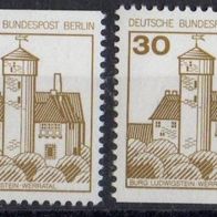 Berlin postfrisch aus MH Michel 534 C + D