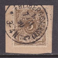 Deutsches Reich  45b o auf Briefstück #048270