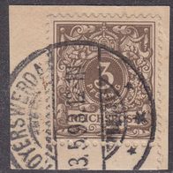 Deutsches Reich  45b o auf Briefstück #048271