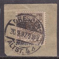 Deutsches Reich  45b o auf Briefstück #048274