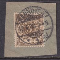 Deutsches Reich  45b o auf Briefstück #048276