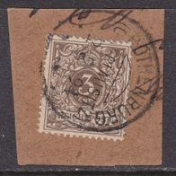 Deutsches Reich  45b o auf Briefstück #048280