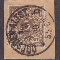 Deutsches Reich  45b o auf Briefstück #048281
