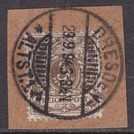 Deutsches Reich  45b o auf Briefstück #048287
