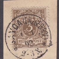 Deutsches Reich  45b o auf Briefstück #048289