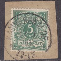 Deutsches Reich  46b o auf Briefstück #048301