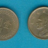 Taiwan 1 Dollar 1981