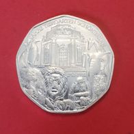 1. 5 Euro Münze Österreich Tiergarten Schönbrunn 2002 in 800er Silber, unzirkuliert