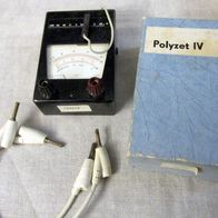 schickes altes DDR Messgerät Polyzet IV - Bakelit - sehr schöne Erhaltung