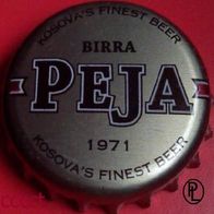 Birra Peja Bier Brauerei Kronkorken aus Kosova Kosovo Korken Kronenkorken in benutzt