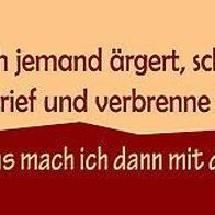 Blechschild Spruch 27x10 cm Wenn dich jemand ärgert Metall Deko Schild