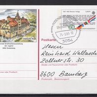 BRD / Bund 1983 Sonderpostkarte Najubria ´83 in Rodenberg PSo 7 gelaufen -8-