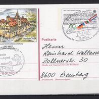 BRD / Bund 1983 Sonderpostkarte Najubria ´83 in Rodenberg PSo 7 gelaufen -17-
