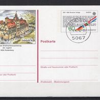 BRD / Bund 1983 Sonderpostkarte Najubria ´83 in Rodenberg PSo 7 gestempelt 31.10.92