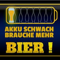 Schatzmix Blechschild "Meine Laune Im Keller" – 20x30 Cm, Bier-Spruch, Rustikale Wanddeko