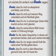Blechschild Spruch 20x30 cm lieber Papa Ich hab dich lieb Deko Schild