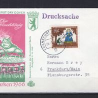 Berlin 1966 Wohlfahrt: Märchen der Brüder Grimm (III) MiNr. 295 Drucksache gelaufen