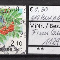 Finnland 1991 Freimarke: Pflanzen MiNr. 1129 gestempelt -3-