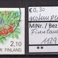 Finnland 1991 Freimarke: Pflanzen MiNr. 1129 gestempelt -4-