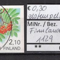 Finnland 1991 Freimarke: Pflanzen MiNr. 1129 gestempelt -5-